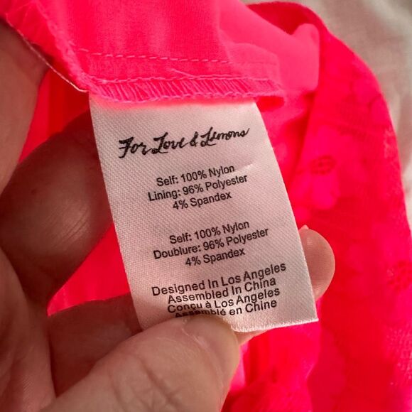 For Love and Lemons Women’s Medium Top Large Bottom Avalon Flemenco Set New NWT - Picture 5 of 10